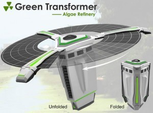 Green Transformer Algae Refinery, convierte algas de piscina en biocombustible