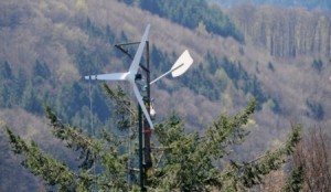 Las turbinas instaladas en árboles son menos eficaces