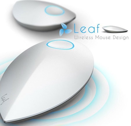 Leaf, el mouse ecológico que usa energía cinética