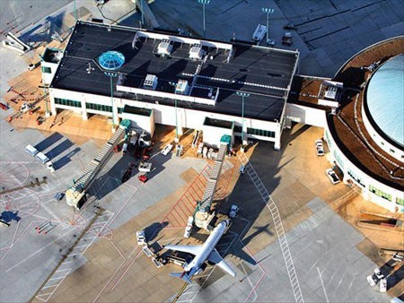 Aeropuerto Chattanooga añade paneles solares