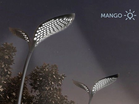 Alumbrado público Mango usa energía solar y agua de lluvia
