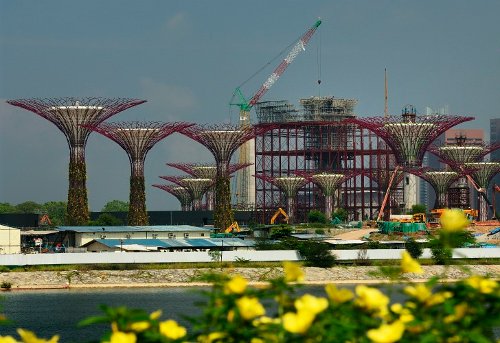 Árboles solares gigantes serán inaugurados a fin de mes en Singapur2