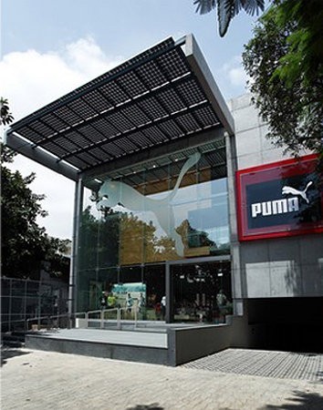 Puma abre una tienda ecológica en India