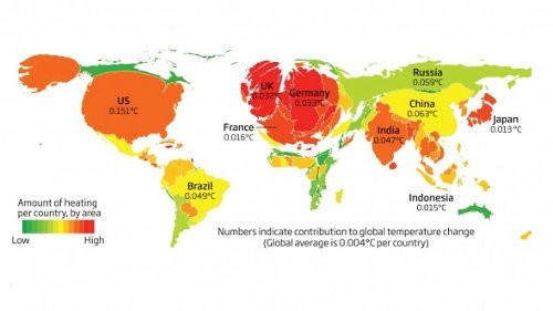 Estos son los países más emiten gases del efecto invernadero