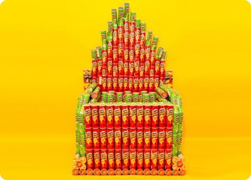 Increíble órgano hecho con latas de Pringles