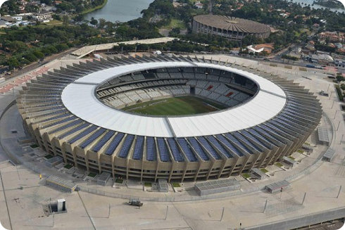Los estadios ecológicos de Brasil 2014