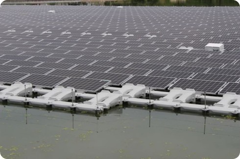 Japón tiene la mayor granja solar flotante