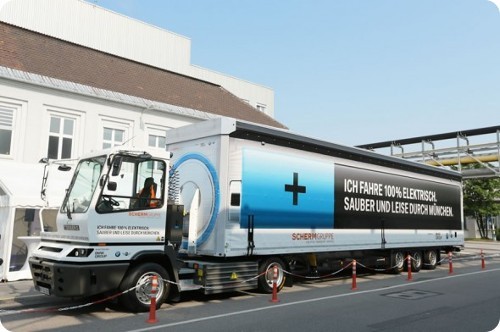 BMW y SCHERM presentan un genial camión 100 eléctrico