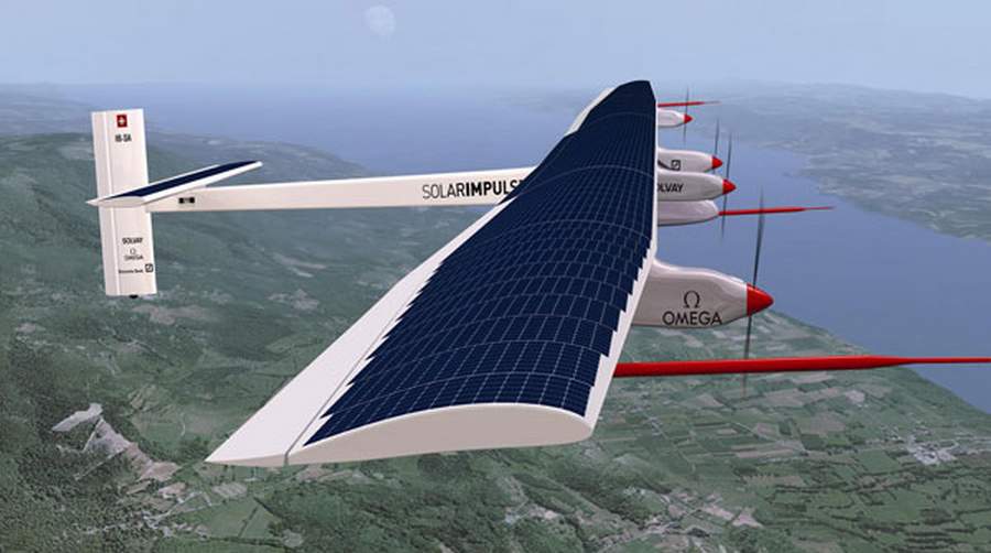 Solar Impulse 2 y sus paneles solares