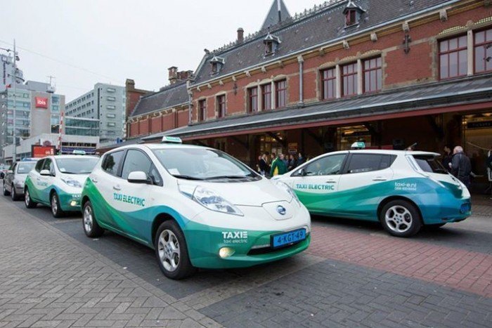 Taxis eléctricos por las carreteras de Europa